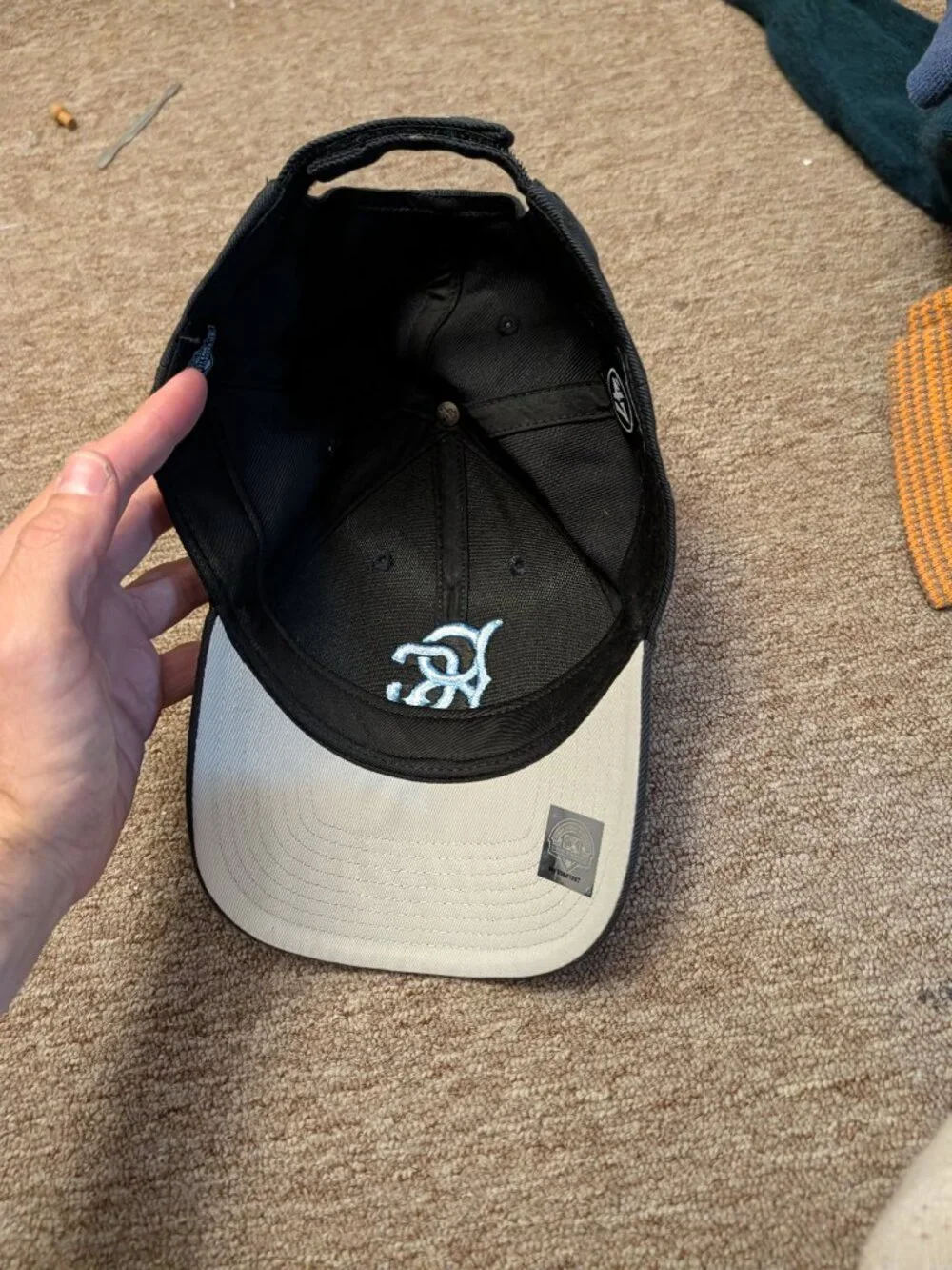 ’47 Brand Georgia Southern Eagles GS MVP Adjustable Baseball Cap Black Blue